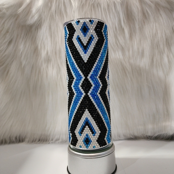 BRAND NEW DOUBLE WALL STAINLESS STEEL RHINESTONE TRAVEL TUMBER 20oz - Picture 3 of 6